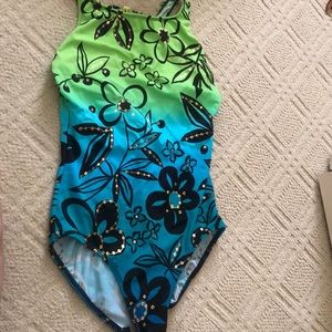 Longitude High Neck One Pc Swimsuot